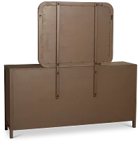 Pacific Mid Tone 7-drawer Dresser & Mirror
