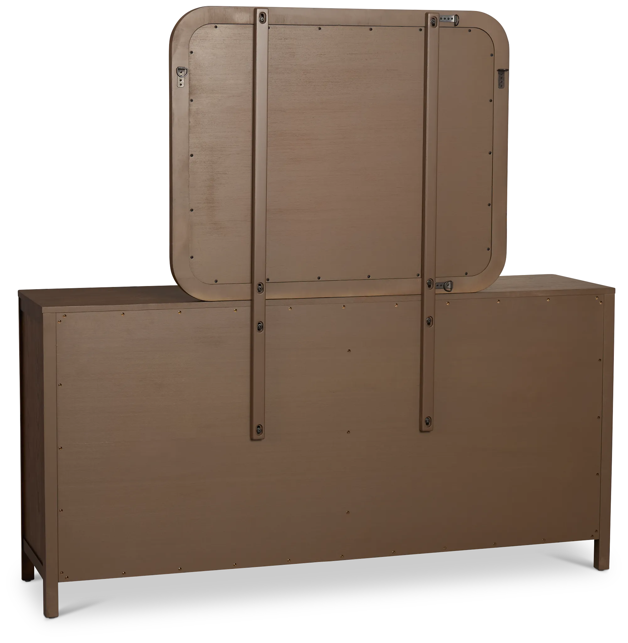 Pacific Mid Tone 7-drawer Dresser & Mirror