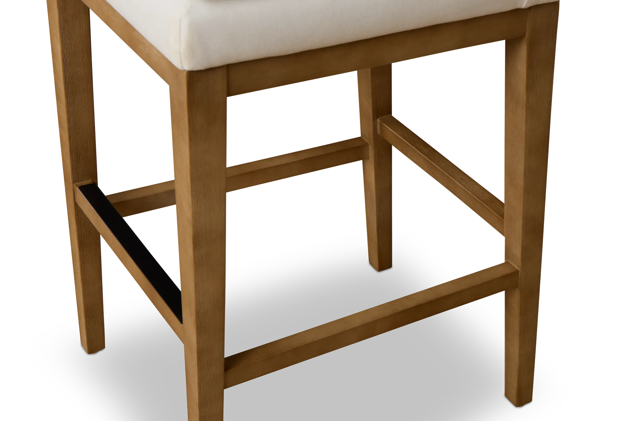 Nixon White 30" Upholstered Barstool