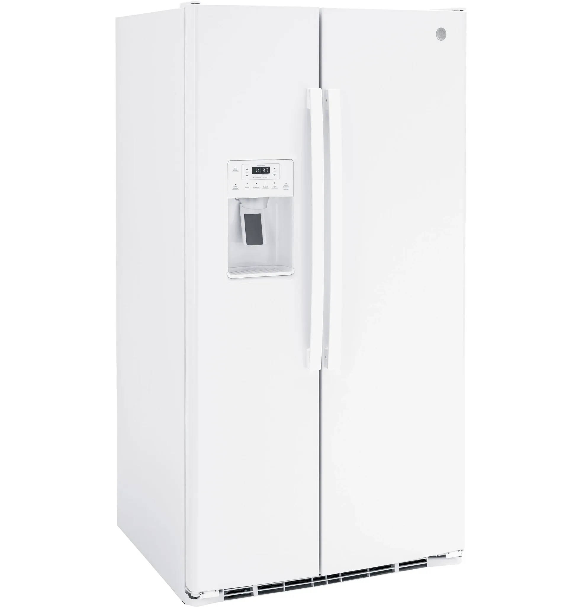 Ge Profile 25 Series White Side By Side Refrigerator