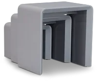 Zayden Gray Set Of 3 Nesting End Table