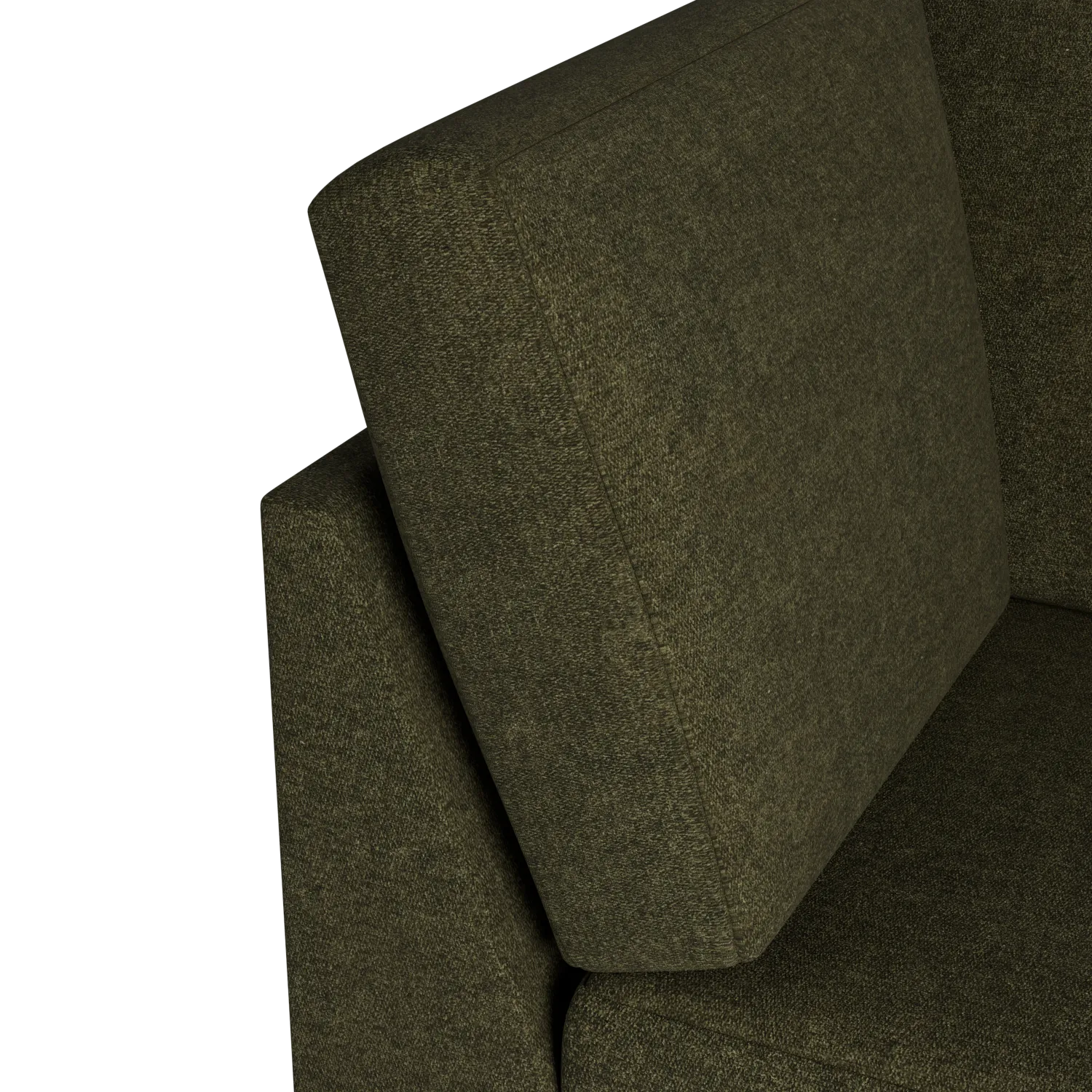 Citymod Green Fabric Wedge