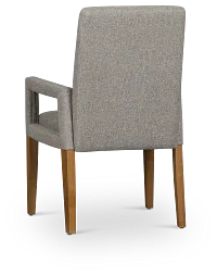 Provo Gray Upholstered Arm Chair