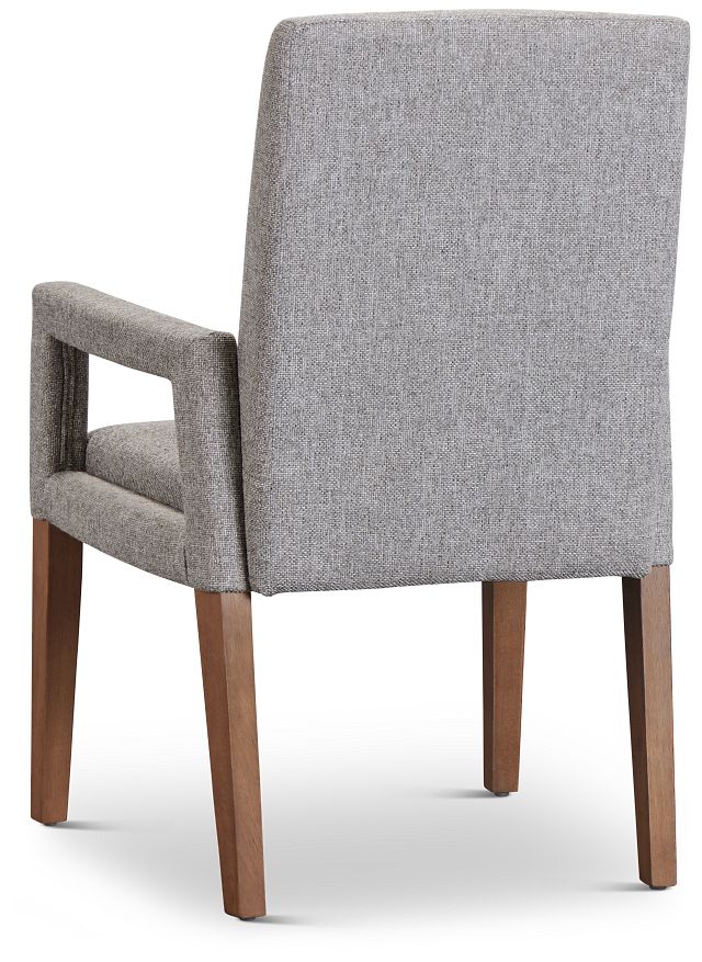 Provo Gray Upholstered Arm Chair