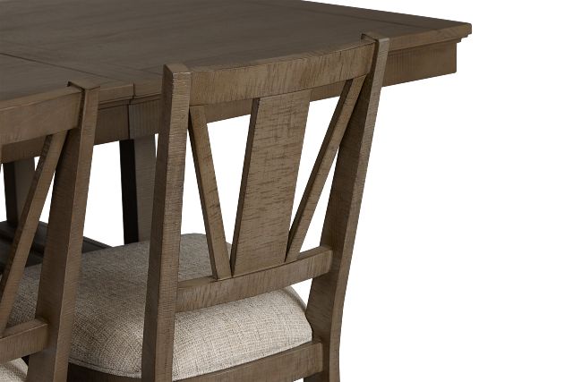 Heron Cove Light Tone High Table & 4 Barstools