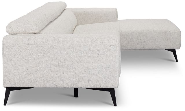 Alina Beige Fabric Right Chaise Sectional