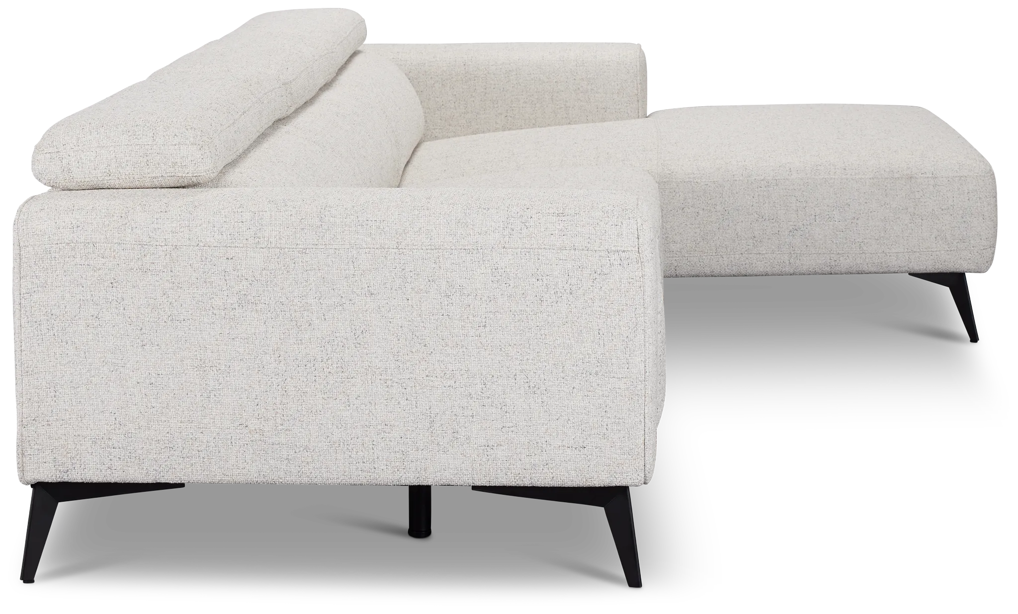 Alina Beige Fabric Right Chaise Sectional