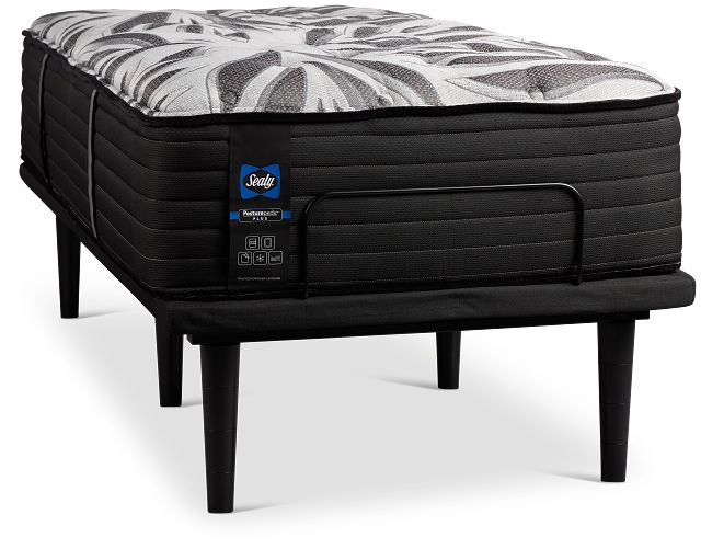 Sealy Posturepedic Plus Exuberant Ii 15" Ultra Plsh Ease Adjustable Mattress Set