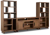 Richmond Light Tone 64" Open Pier Entertainment Wall