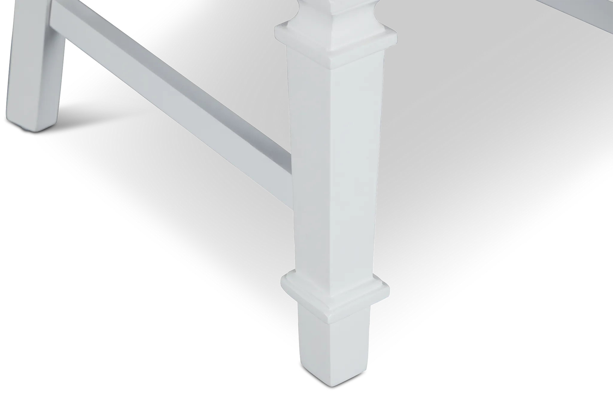 Marina2 White Wood Upholstered Side Chair