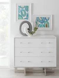 Cortina White Small Drawer Chest