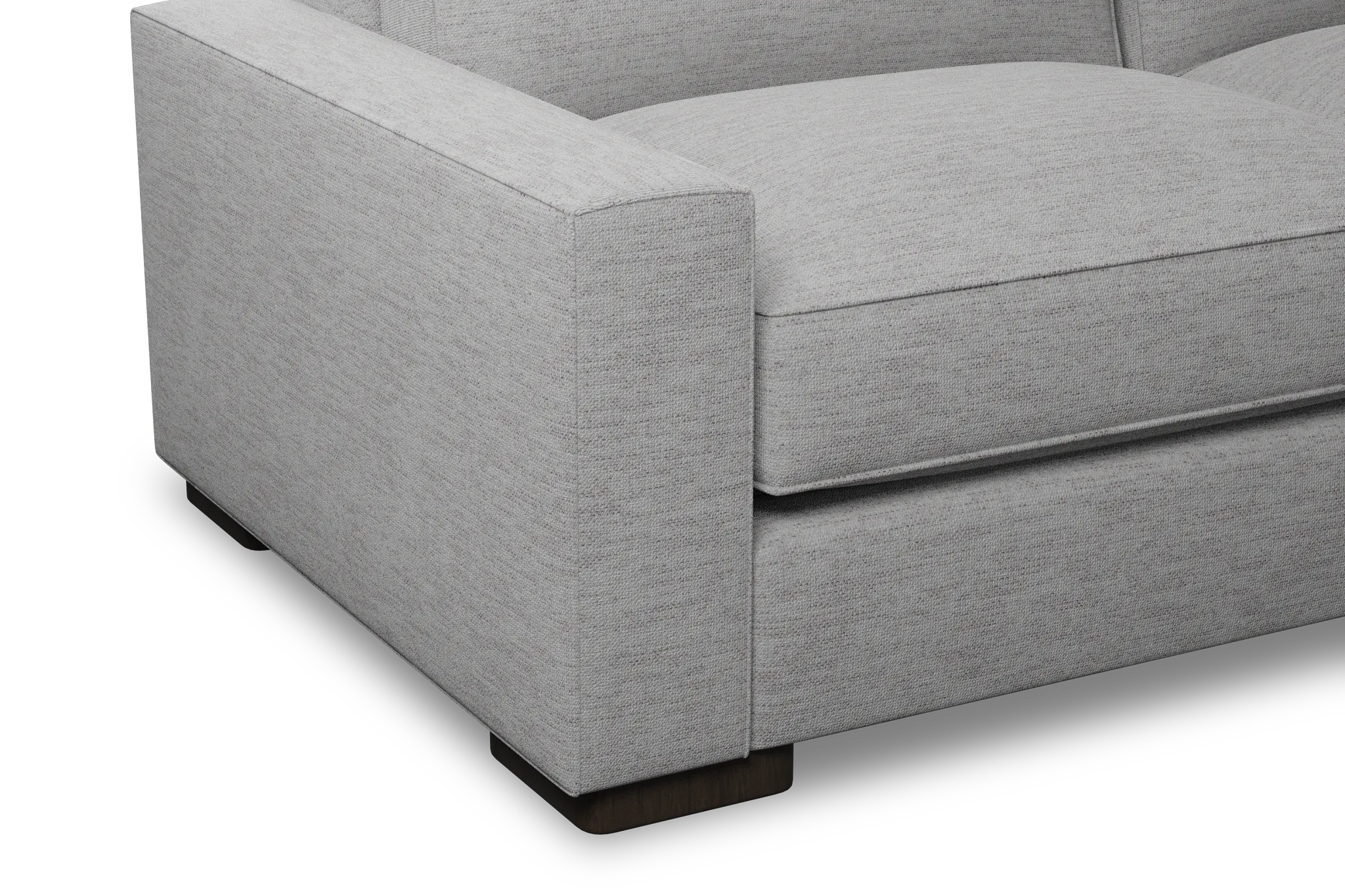 Edgewater Maguire Gray 84" Sofa W/ 2 Cushions