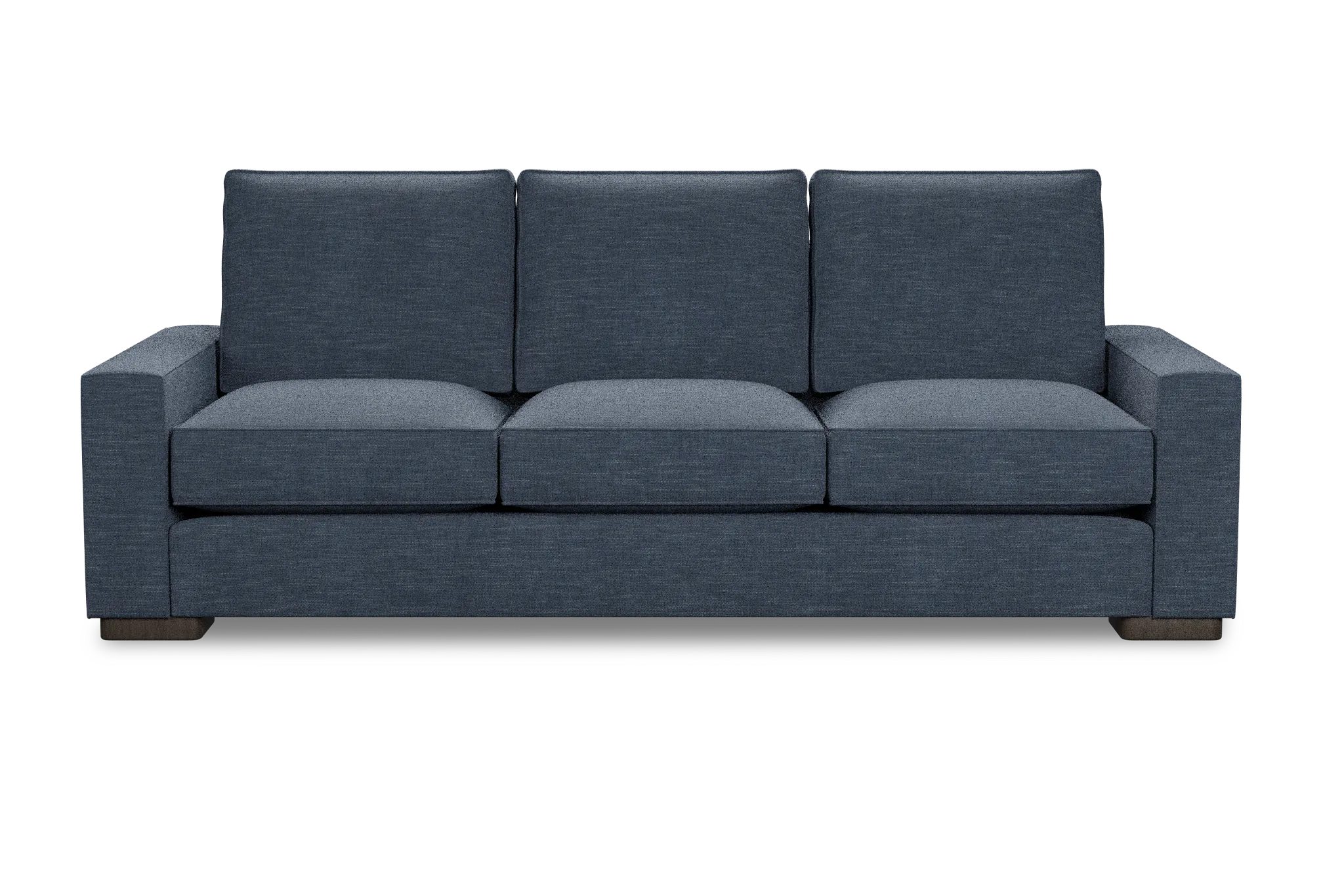 Edgewater Elevation Dark Blue 96" Sofa W/ 3 Cushions