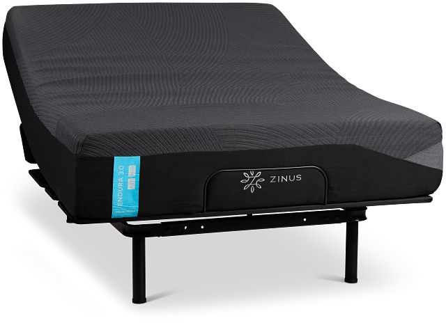 Zinus Endura 3.0 Plush Slat Adjustable Mattress Set