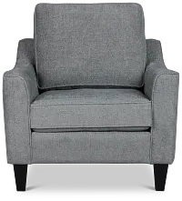 Cory Blue Fabric Chair