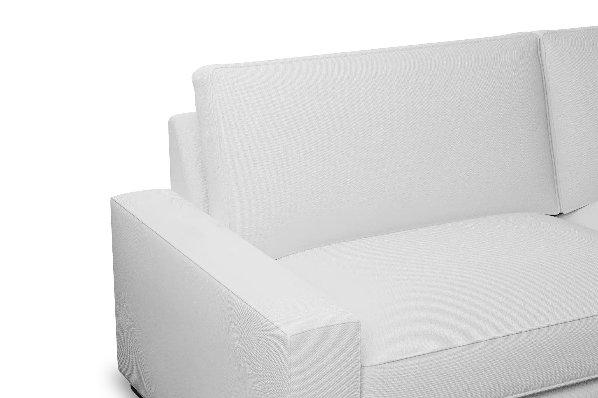 Edgewater Peyton White 96" Sofa W/ 2 Cushions Edgewater Peyton White 96" Sofa W/ 2 Cushions