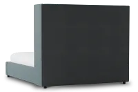 Captiva Sutton Blue 60" Upholstered Shelter Bed