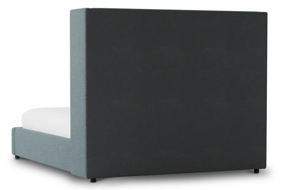 Captiva Sutton Blue 60" Upholstered Shelter Bed