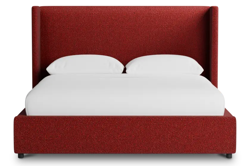 Captiva Elite Red 48" Upholstered Shelter Bed Captiva Elite Red 48" Upholstered Shelter Bed