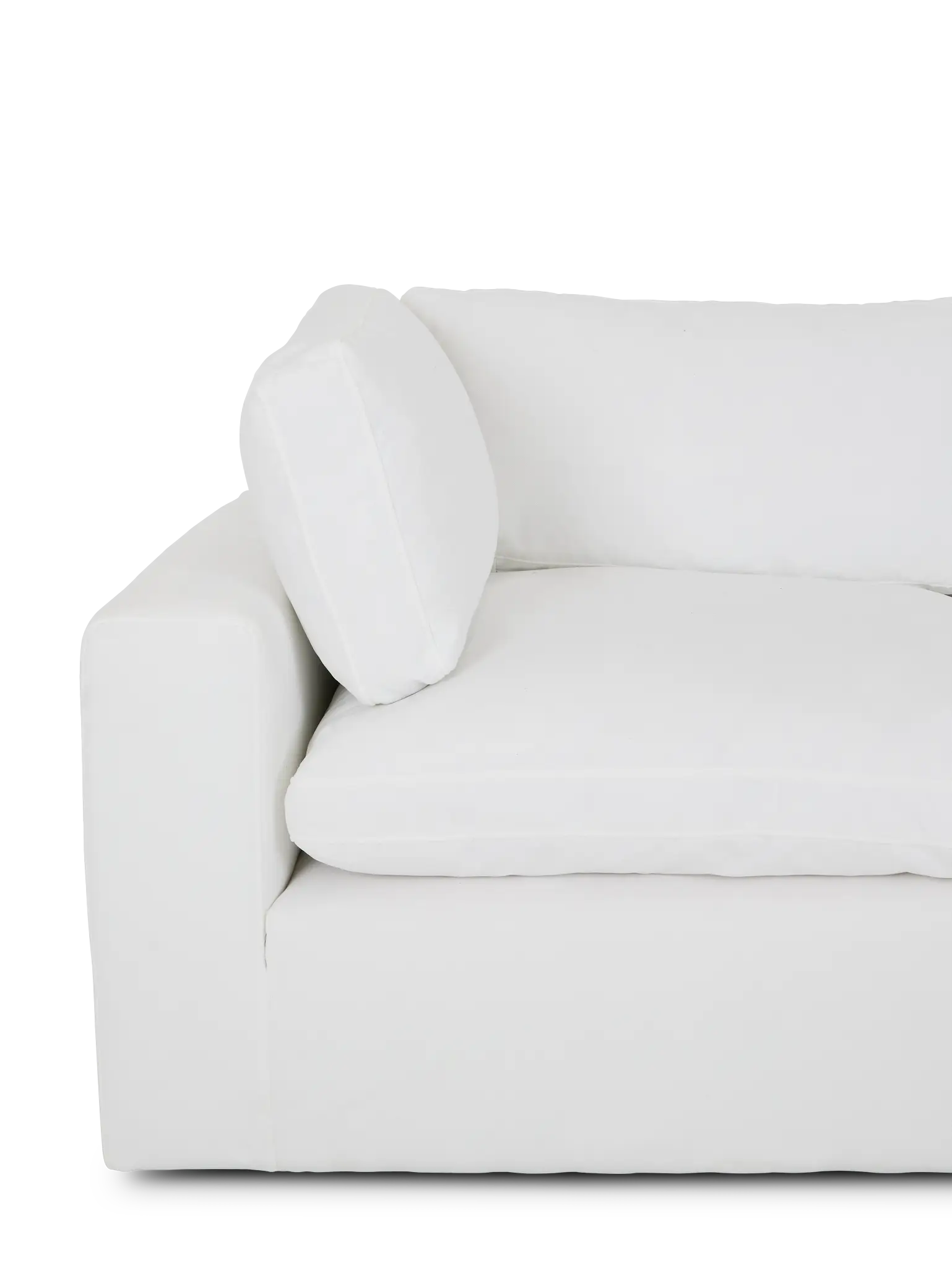 Grant White Fabric 6-piece Modular Sectional Grant White Fabric 6-piece Modular Sectional