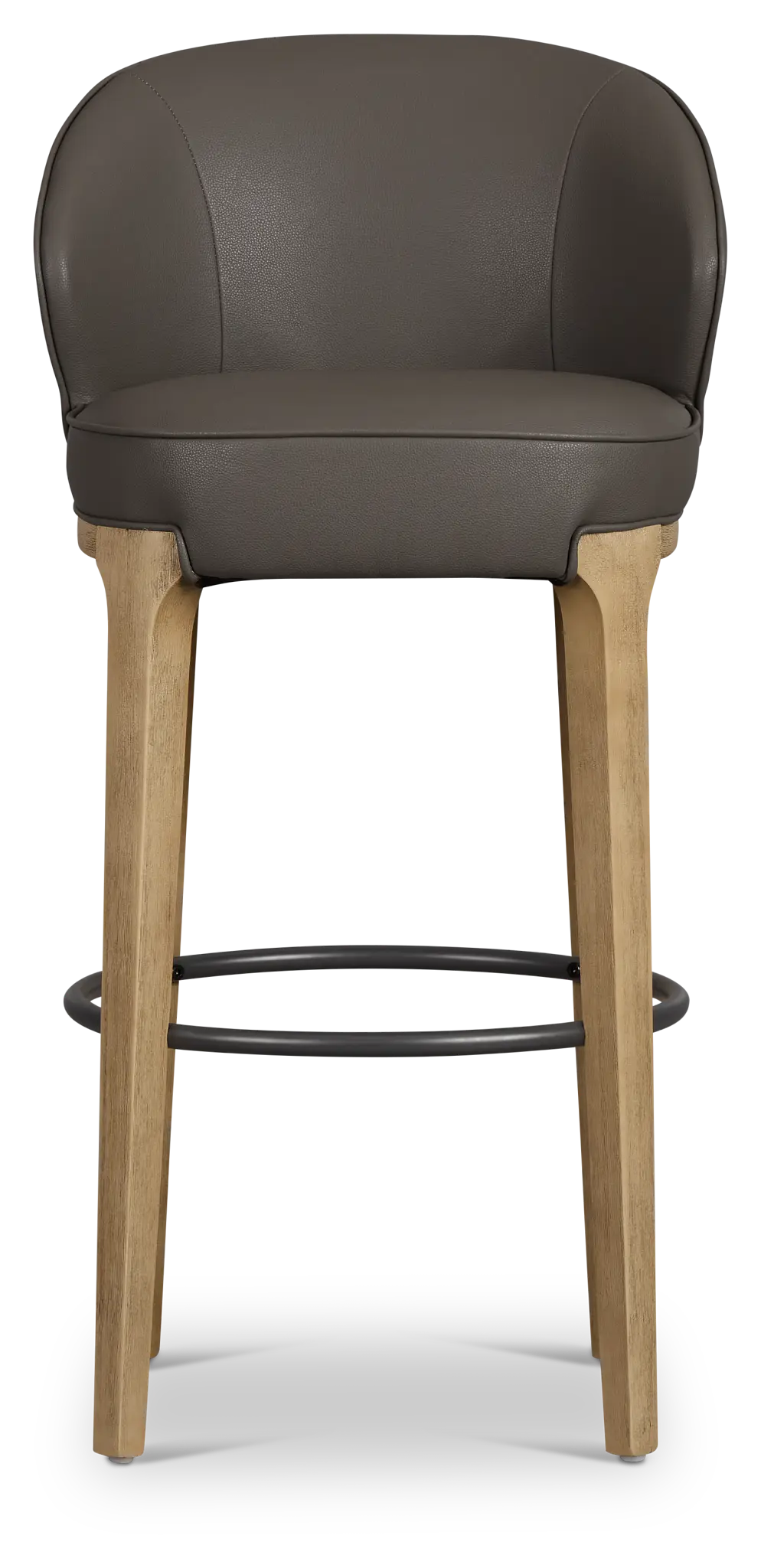 Libby Dark Gray Micro 30" Upholstered Barstool Libby Dark Gray Micro 30" Upholstered Barstool