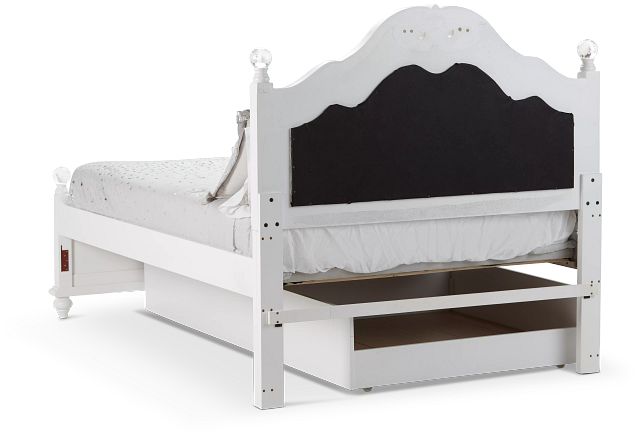 Alana White Uph Poster Trundle Bed
