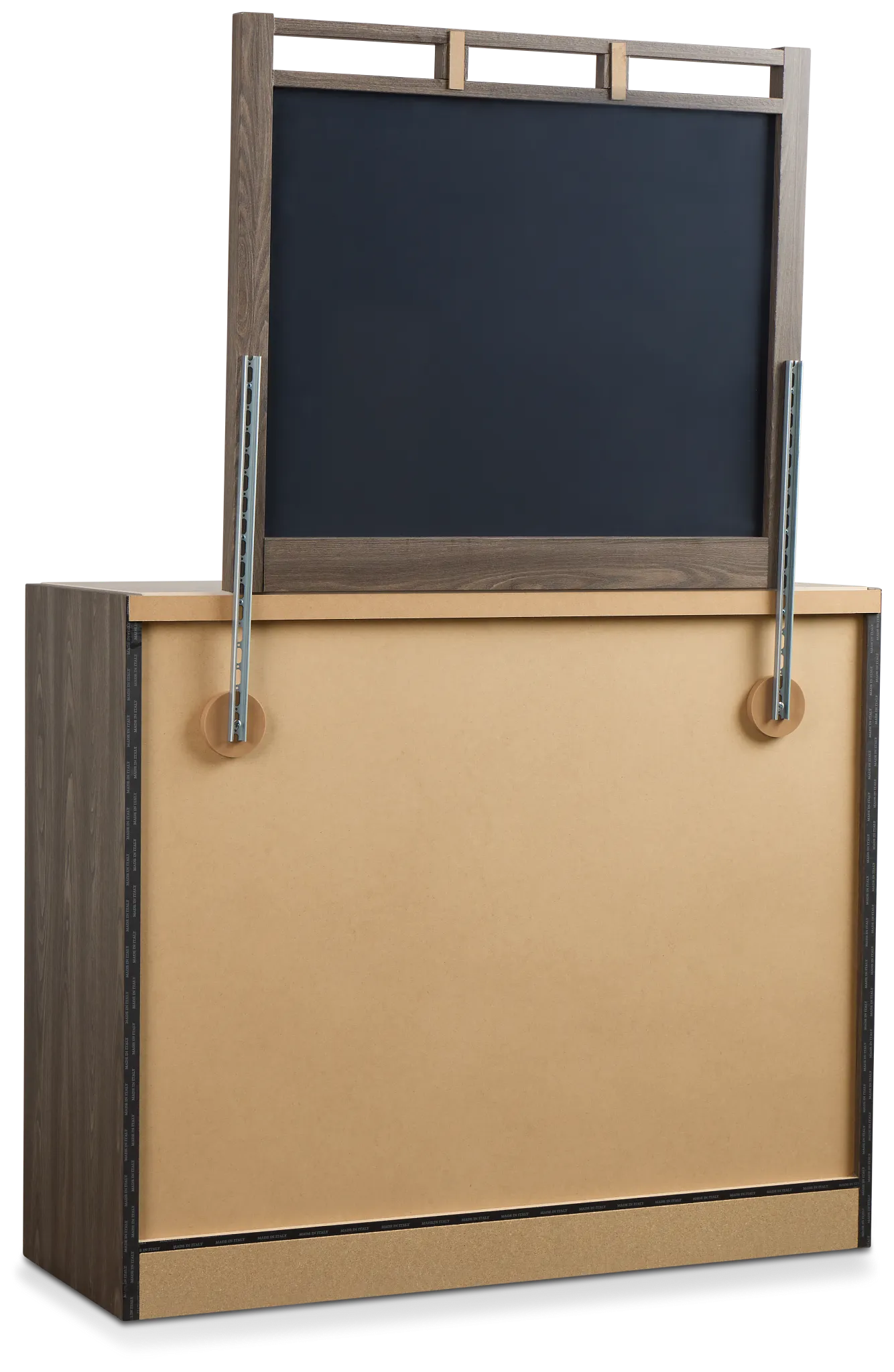 Warren Two-tone Stone Dresser & Mirror