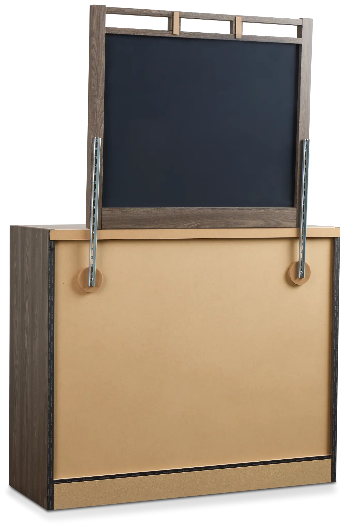 Warren Two-tone Stone Dresser & Mirror Warren Two-tone Stone Dresser & Mirror