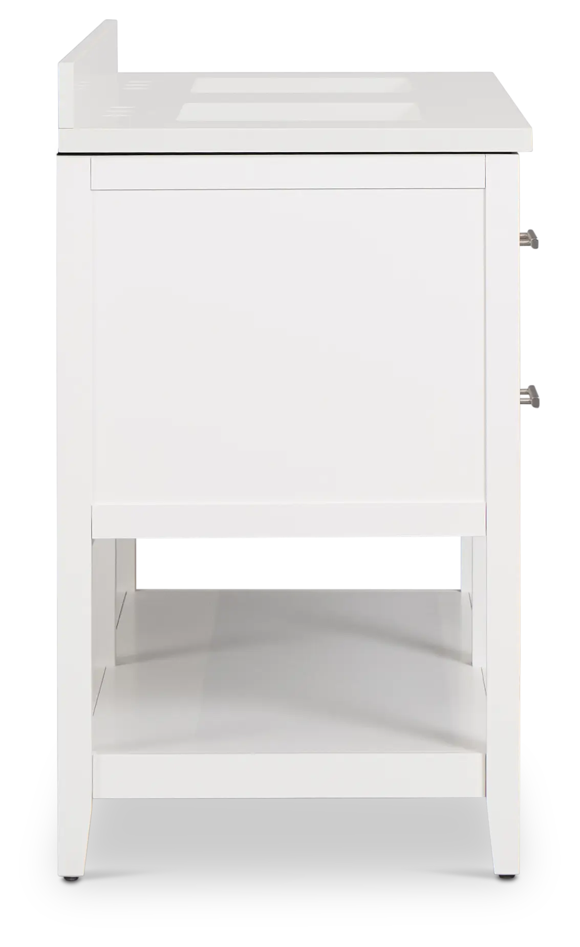 Alden White 60" Double Bathroom Vanity Alden White 60" Double Bathroom Vanity