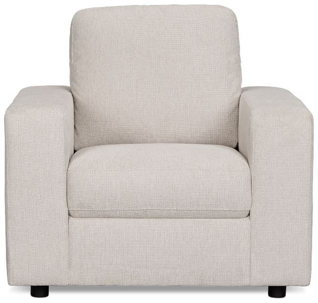 Carmen Light Beige Fabric Chair