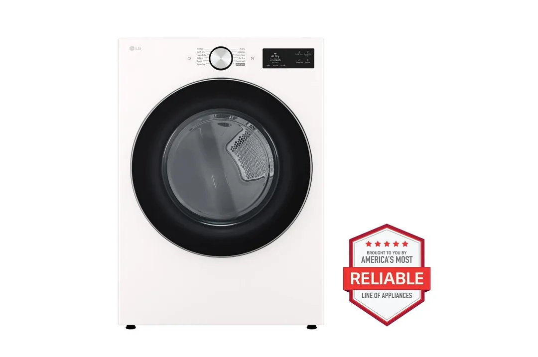 Lg 5801 Series White Front Load Gas Dryer
