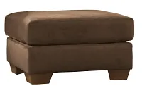 Darcy Dark Brown Micro Ottoman