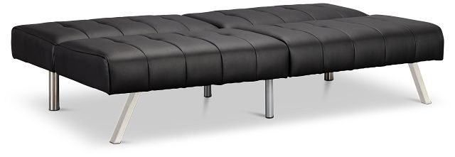 Clay Black Micro Sofa Futon