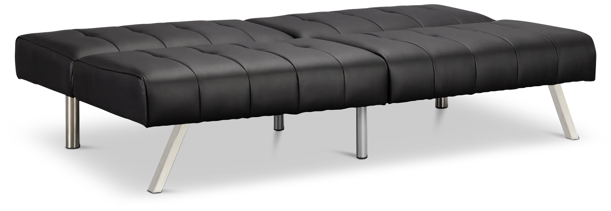 Clay Black Micro Sofa Futon