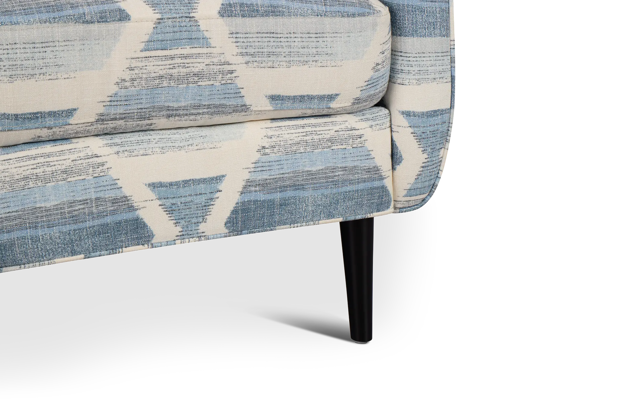 Everly Blue Fabric Accent Chair Everly Blue Fabric Accent Chair