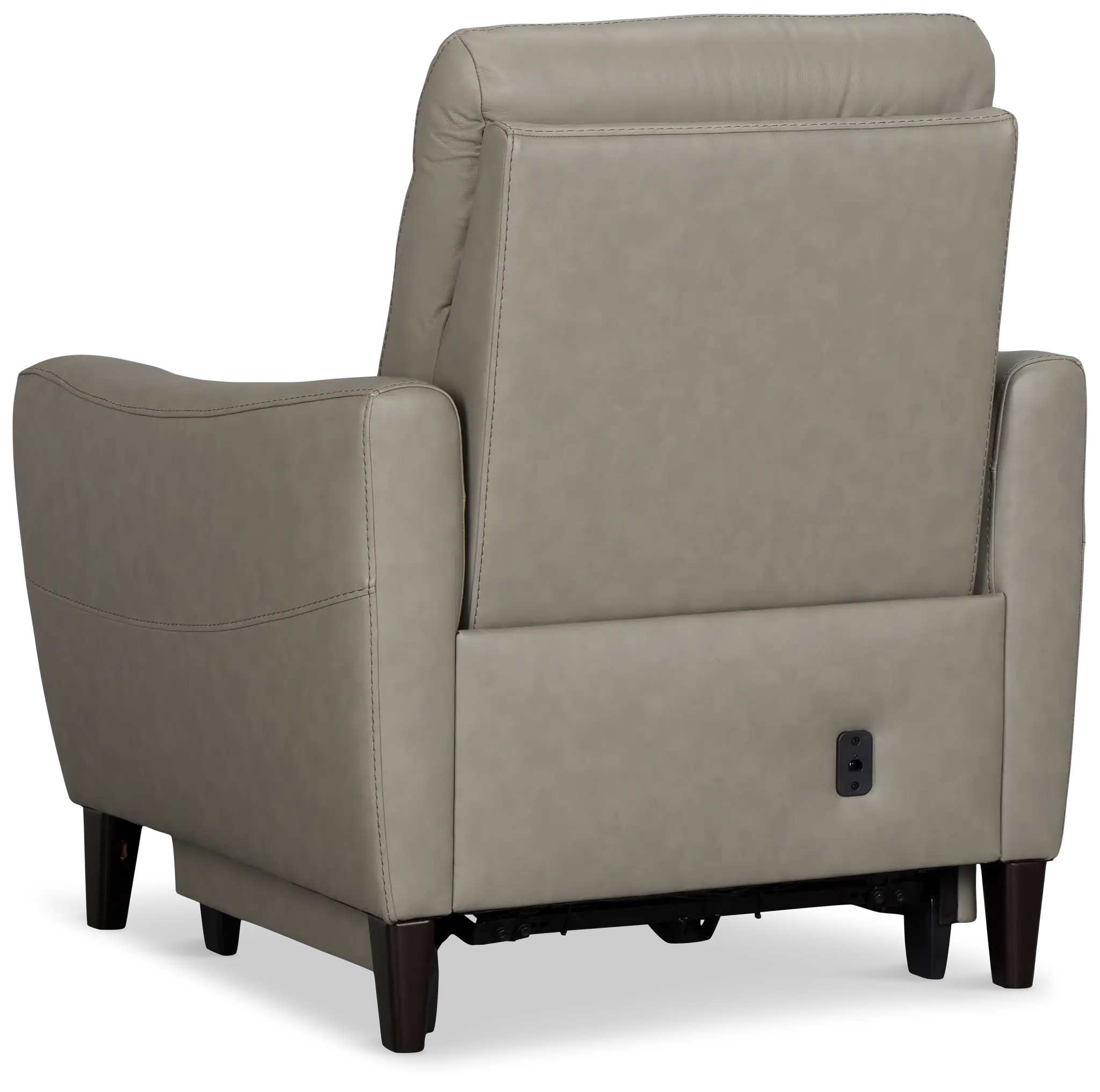 Keaton Gray Lthr/vinyl Power Recliner With Power Headrest Keaton Gray Lthr/vinyl Power Recliner With Power Headrest