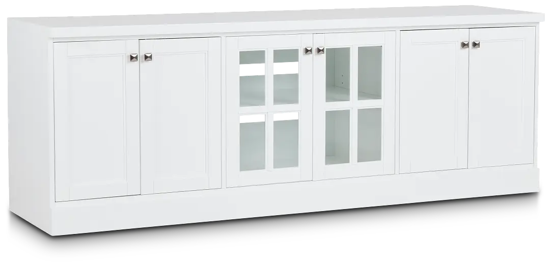 Newport White 84" Tv Stand Newport White 84" Tv Stand