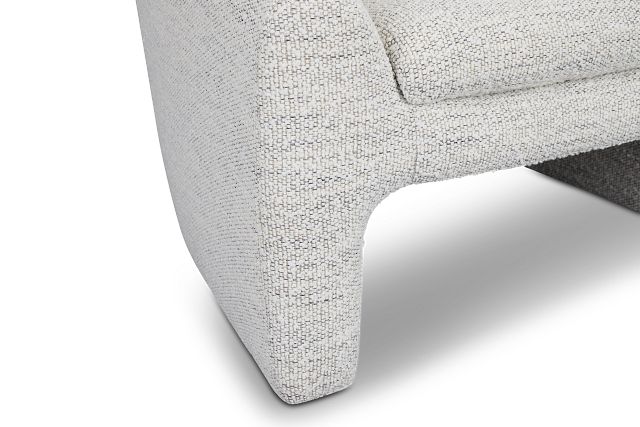 Carter Light Gray Fabric Accent Chair