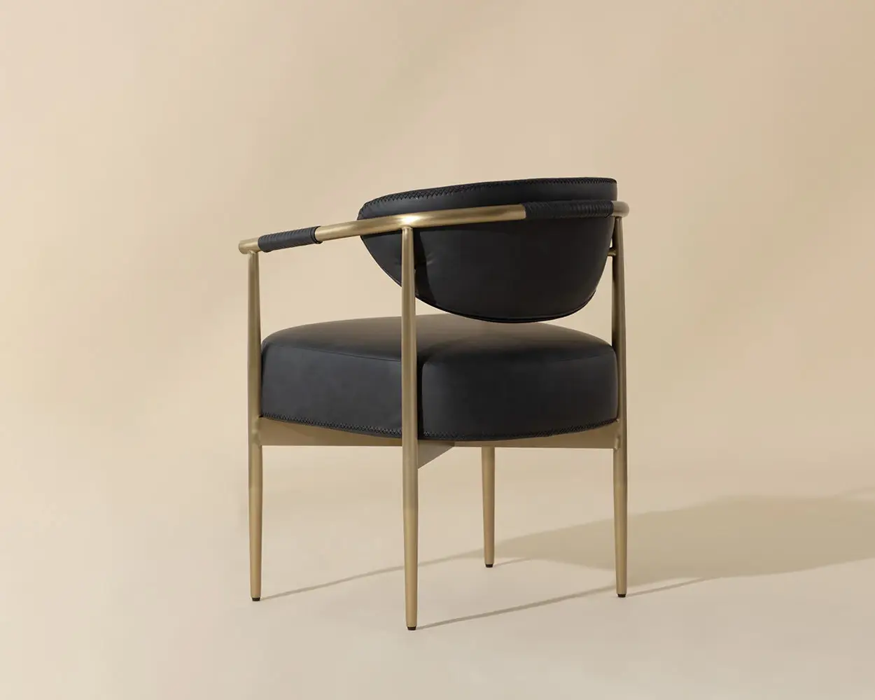 Karli Black Upholstered Arm Chair Karli Black Upholstered Arm Chair