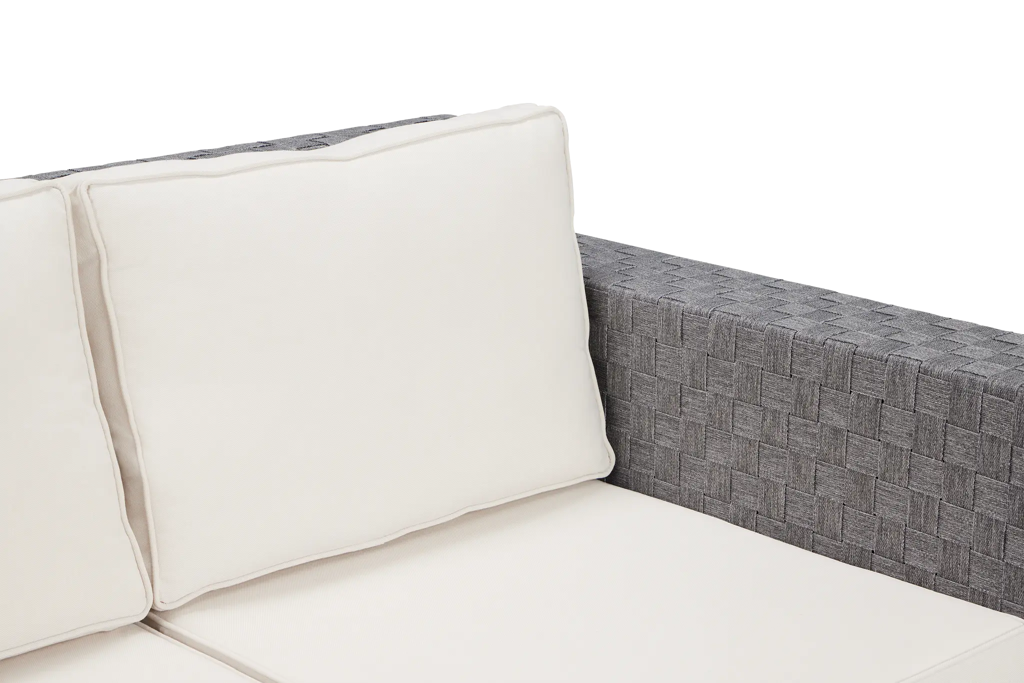 Barbados White Woven Sofa Barbados White Woven Sofa