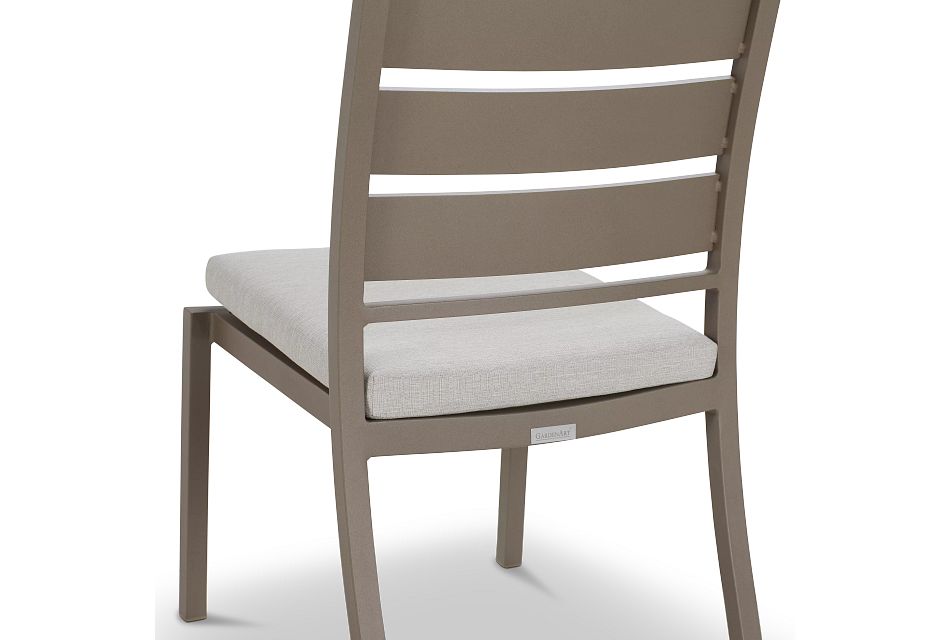 Raleigh White Aluminum Side Chair