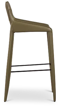 Wayne Dark Green 30" Upholstered Barstool