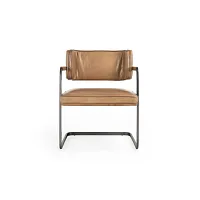 Mando Beige Upholstered Arm Chair