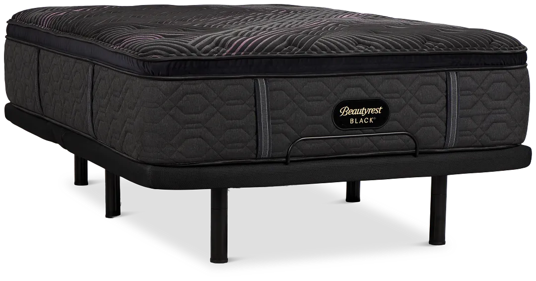 Beautyrest Black Series Two Plush Pillow Top Plus Adjustable Mattress Set