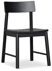 Highland Black Wood Side Chair