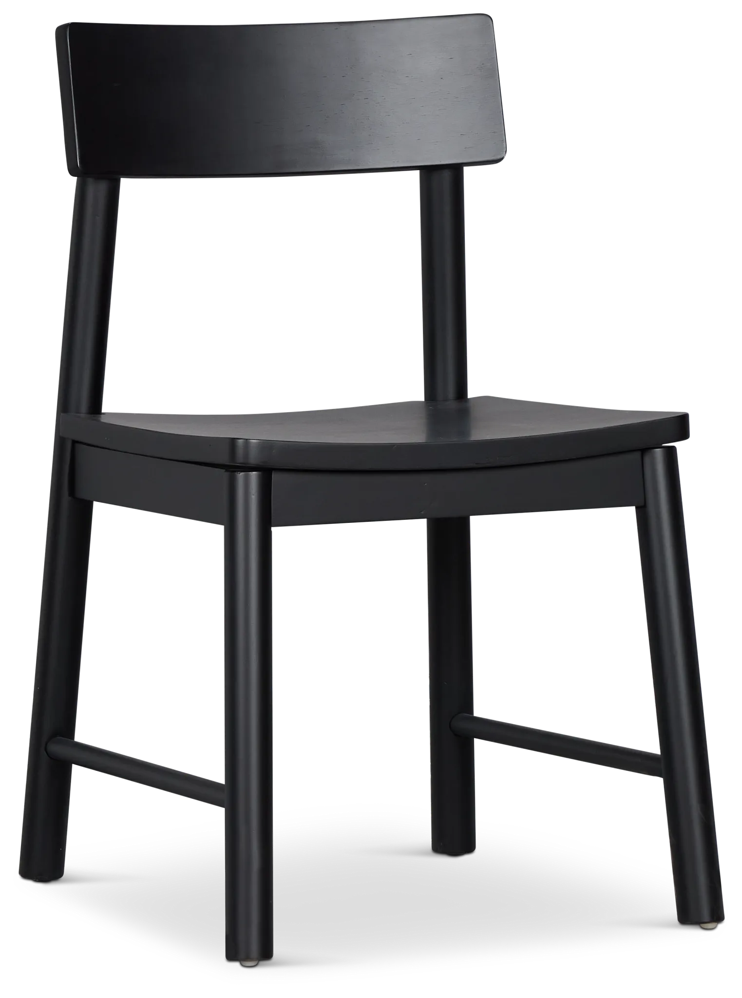 Highland Black Wood Side Chair