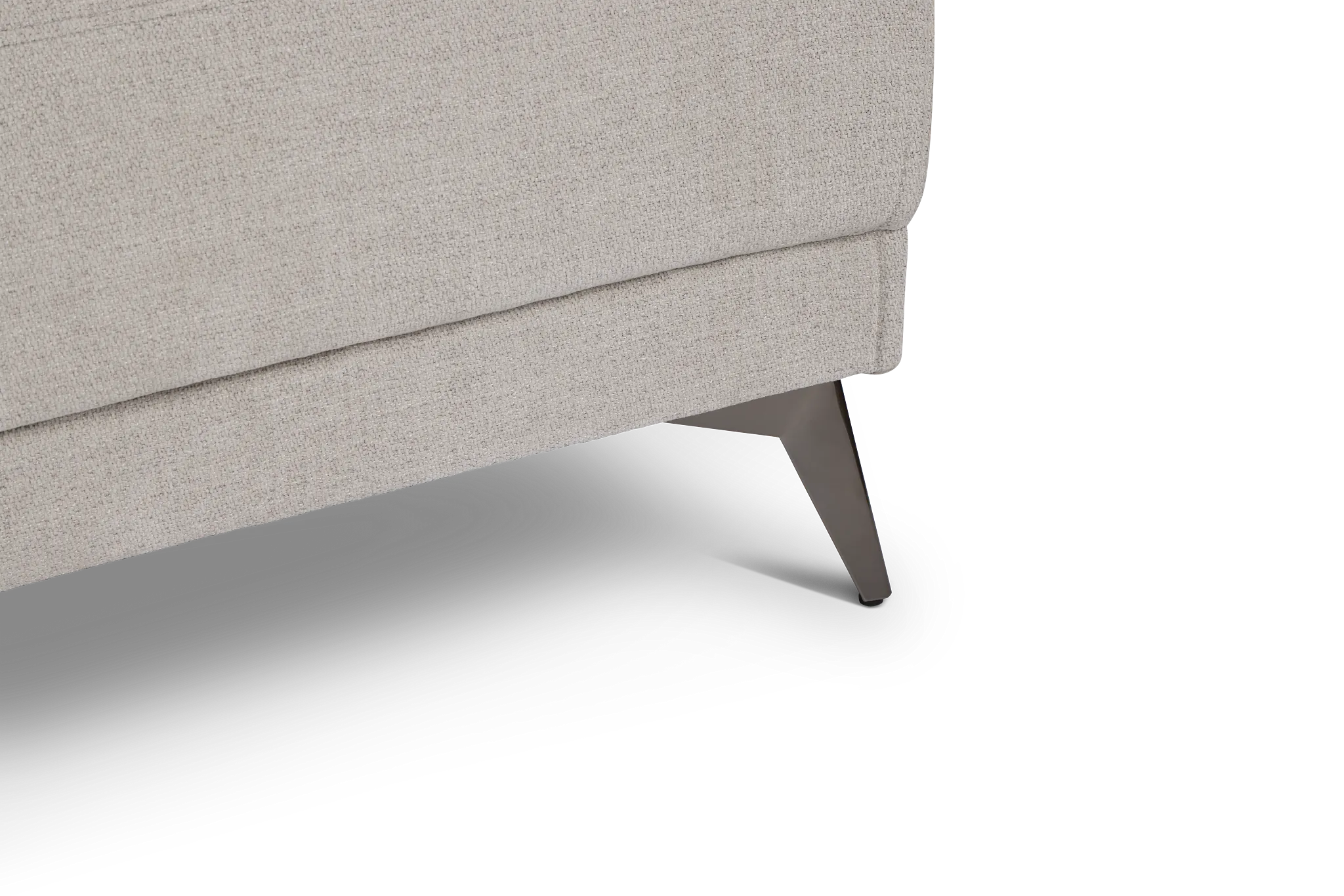 Talia Gray Fabric Right Chaise Sectional