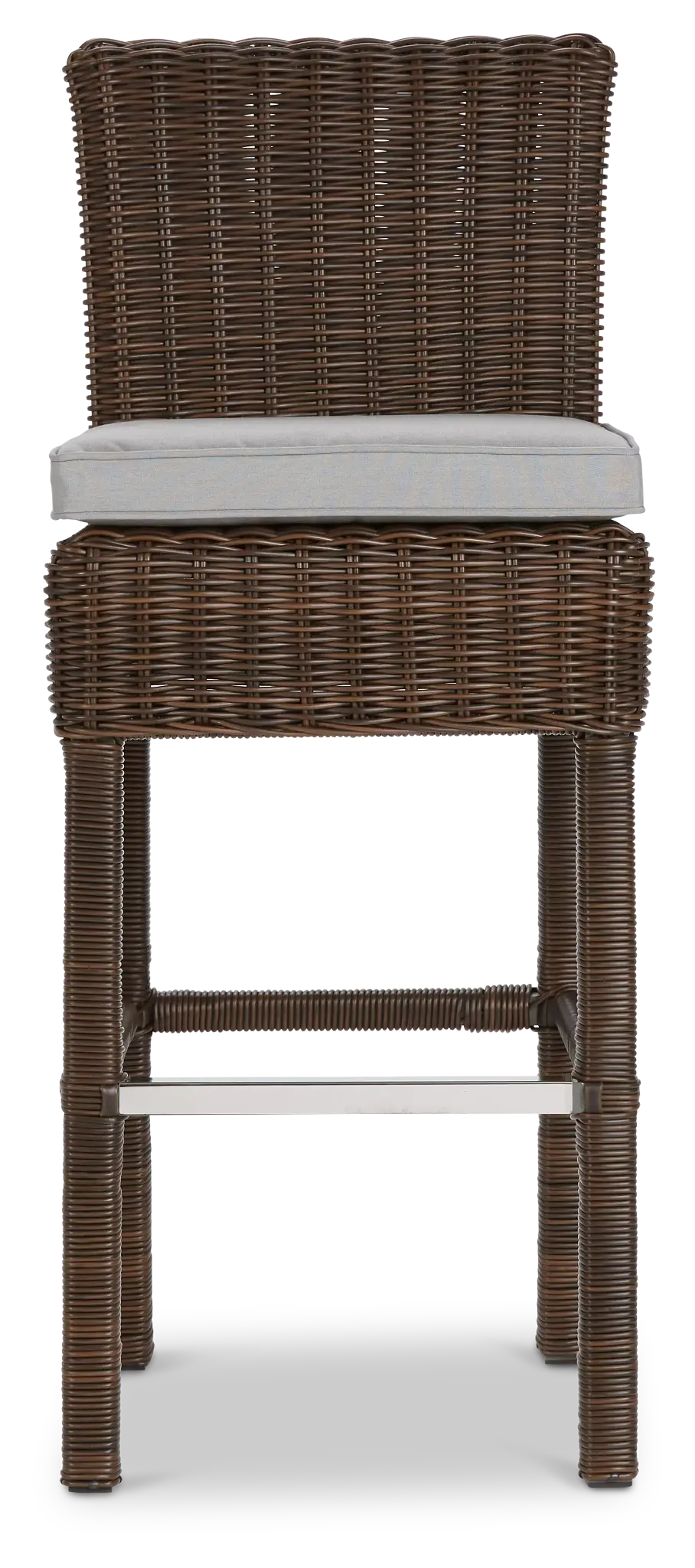 Canyon Dark Brown Gray Woven 30" Barstool Canyon Dark Brown Gray Woven 30" Barstool