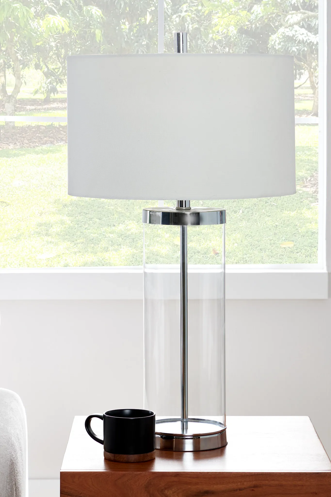 Lucia Chrome Large Table Lamp