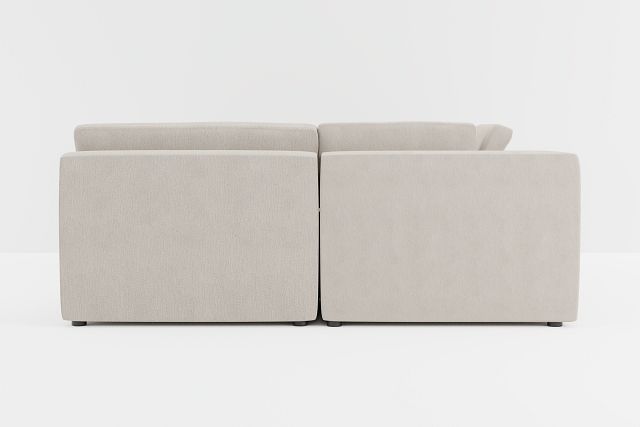 Destin Revenue Beige Fabric 6-piece Pit Sectional